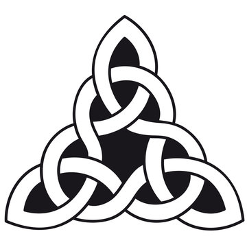  Celtic knot template silhouette walltattoo