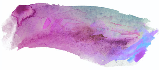 watercolor stain abstract design element purple creative color