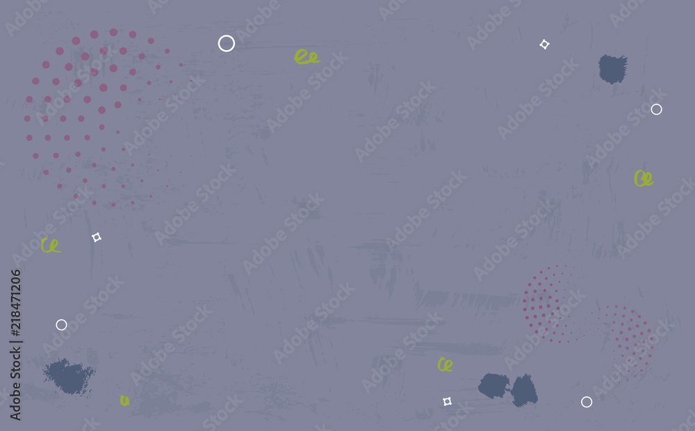Poster abstract background with random elements. vector illustration.