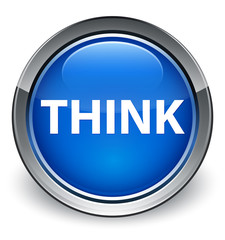 Think optimum blue round button
