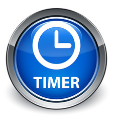 Timer optimum blue round button