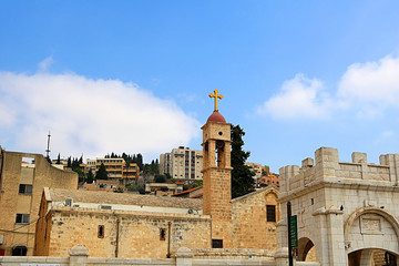 Obraz premium St Gabriels Greek Orthodox Church of the Annunciation, Nazareth, Israel