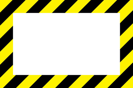 warning stripes label