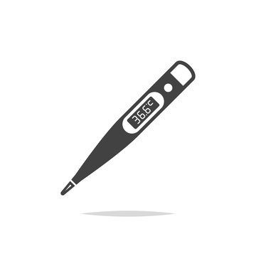 Medical Thermometer Icon Vector