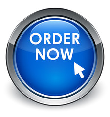 Order now optimum blue round button