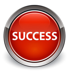 Success optimum red round button