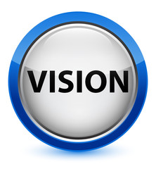 Vision crystal blue round button