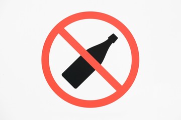 No alcohol sign