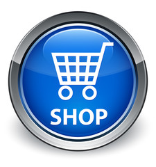 Shop optimum blue round button