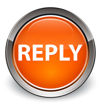 Reply Optimum Orange Round Button