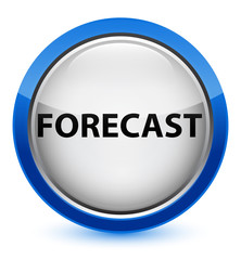 Forecast crystal blue round button