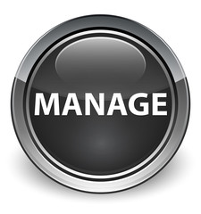 Manage optimum black round button