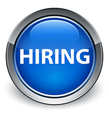 Hiring optimum blue round button