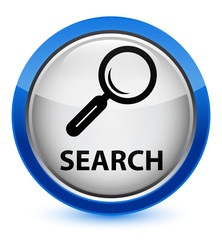 Search crystal blue round button