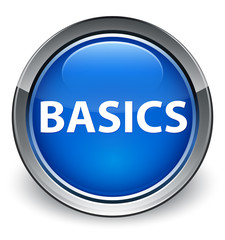 Basics optimum blue round button