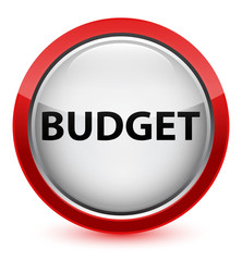 Budget crystal red round button