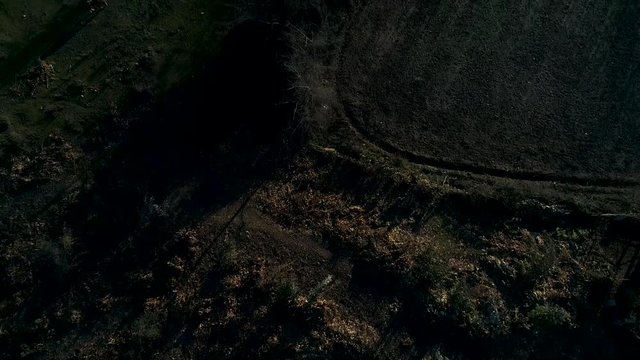 60 fps drone footage of Requegua's river in close to San Vicente Tagua tagua one of the majors agro areas of Chile