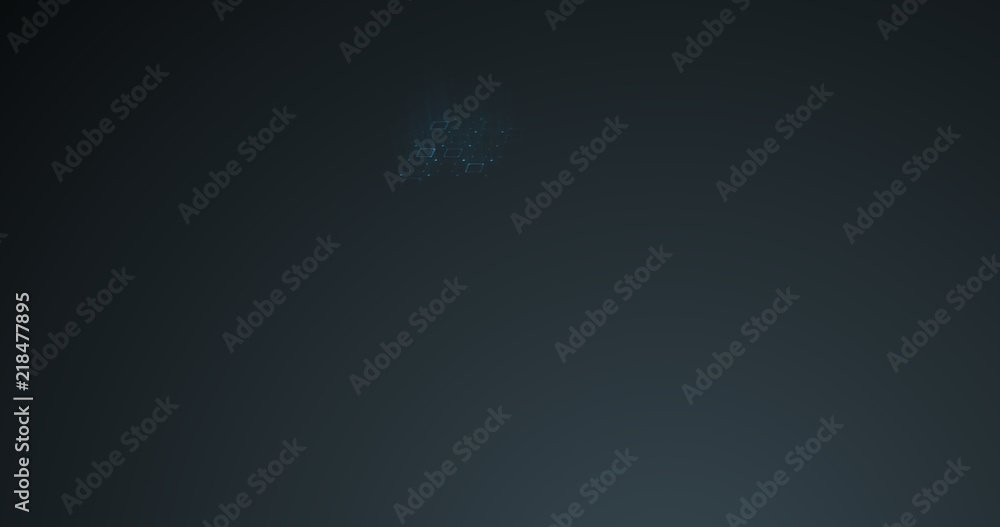 Canvas Prints abstract shape background. 3d rendering