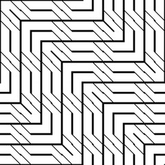 Design seamless monochrome zigzag pattern