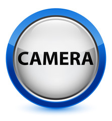 Camera crystal blue round button