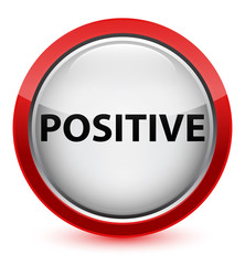 Positive crystal red round button