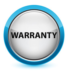 Warranty crystal cyan blue round button