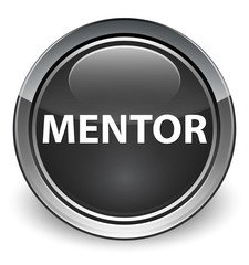 Mentor optimum black round button