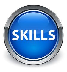 Skills optimum blue round button
