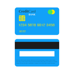 Credit bank card payment. Business debit money vector currency commerce icon. Purchase cash design with chip. Plastic isolated finance illustration. Gold custimer account security service sign