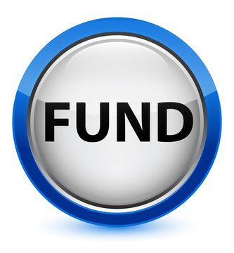 Fund crystal blue round button