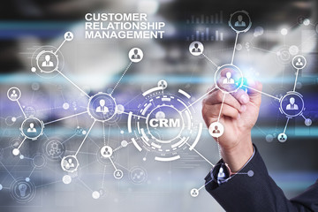 CRM. Customer relationship management concept. Customer service and relationship.