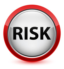 Risk crystal red round button