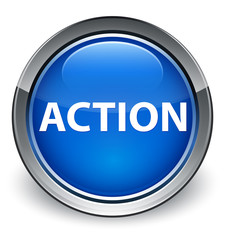 Action optimum blue round button