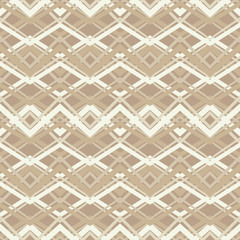 Seamless abstract geometric pattern. Mosaic texture. Zigzag texture. Textile rapport.
