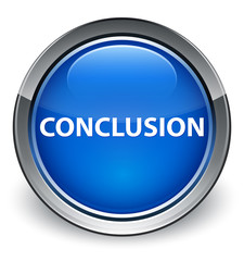Conclusion optimum blue round button