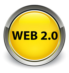 Web 2.0 optimum yellow round button