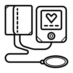 Blood Pressure Icon Vector