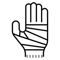bandaged hand icon