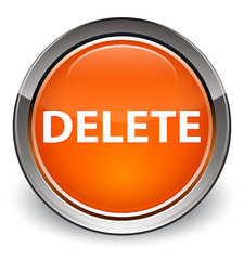 Delete optimum orange round button
