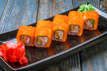 California roll with crab