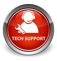 Tech support optimum red round button