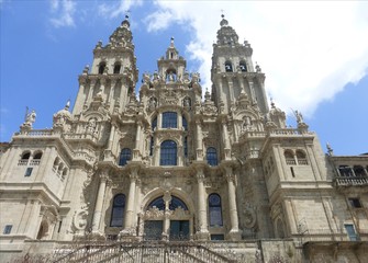 Fototapeta premium CATEDRAL DE SANTIAGO DE COMPOSTELA EN GALICIA