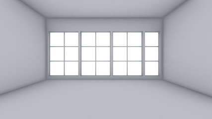 Interior background, 3D rendering