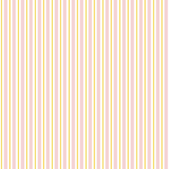 Cute vector seamless pattern backround with pink, gold and white stripes, vertical lines.
