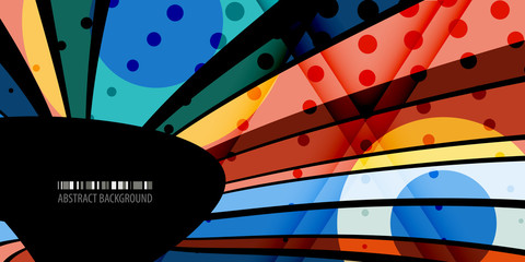 Geometric colorful abstract background
