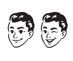 Retro young man portrait © sudowoodo