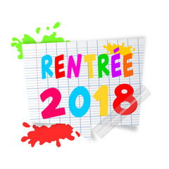 rentrée scolaire 2018 - 2018 - C'est la rentrée ! - rentrée des classes - 2018 - 2019 - bulle - panneau