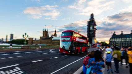 Foto op Plexiglas The Red Busses of London © andiz275