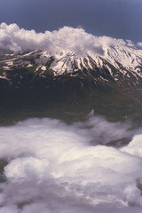 Mountain out of a plane.