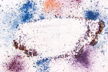 chocolate with hazelnuts and chocolate paste on a background.